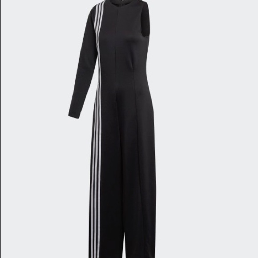 New with tags. ADIDAS TLRD black jumpsuit